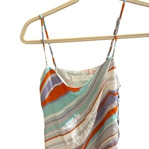 ASTR The Label Striped Multicolor Cami Top Size Xs